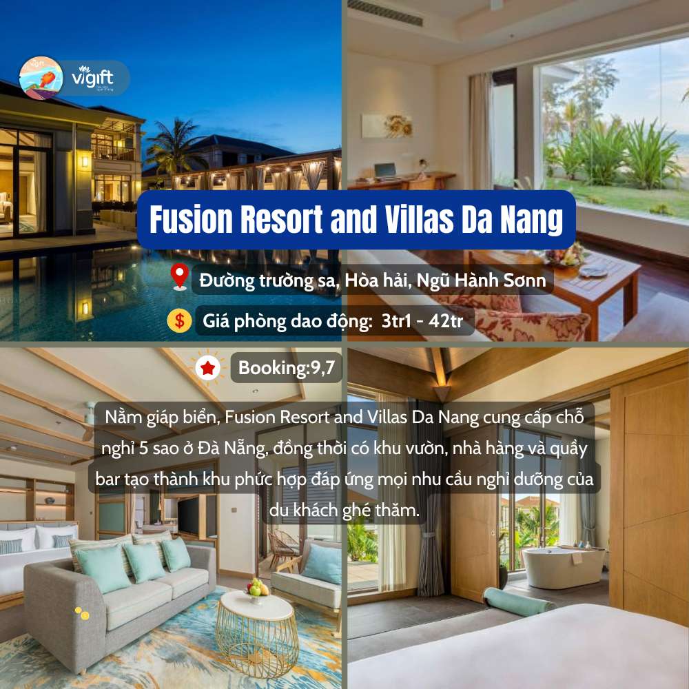 Fusion Resort and Villas Da Nang- Resort Gần Biển Đà Nẵng