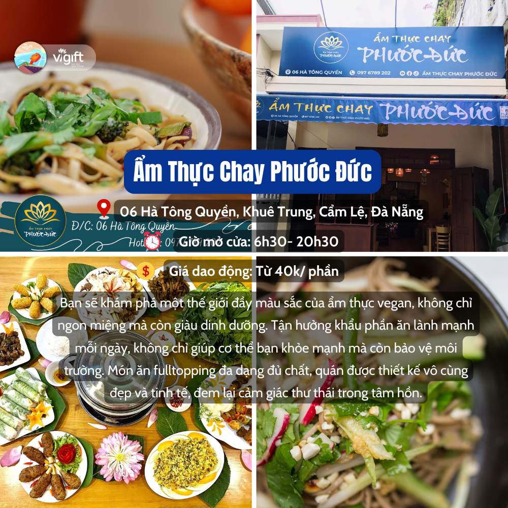 Ẩm Thực Chay Phước Đức - Quán Cao Lầu Đà Nẵng