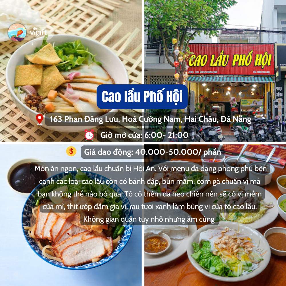 Cao lầu Phố Hội - Quán Cao Lầu Đà Nẵng