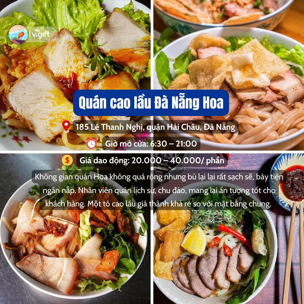 Cao lầu Đà Nẵng Hoa - Quán Cao Lầu Đà Nẵng