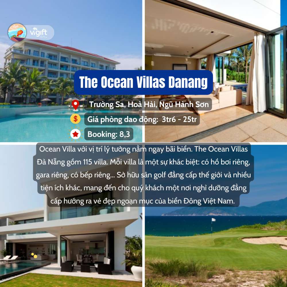 The Ocean Villas Danang- Resort Gần Biển Đà Nẵng